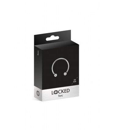 ANELLO TORC IN ACCIAIO 28 MM