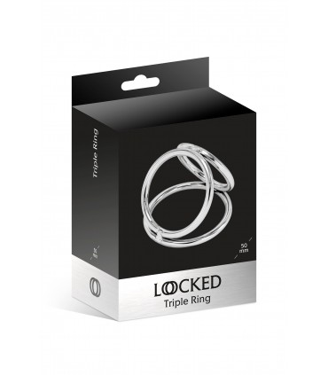 ANNEAU TRIPLE EN ACIER 50/37/45 MM