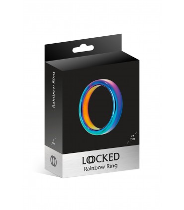 RAINBOW STEEL RING 47 MM