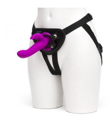 HAPPY RABBIT SANGLE VIBRANTE SUR HARNAIS SET VIOLET