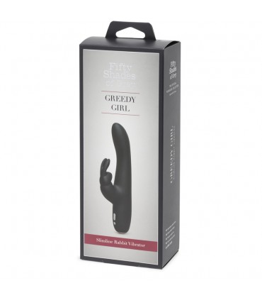 VIBRATEUR RABBIT SLIMLINE RECHARGEABLE FIFTY SHADES