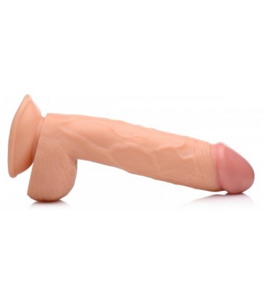 DILDO REALÍSTICO C/ TESTÍCULOS 21 CM FLESH