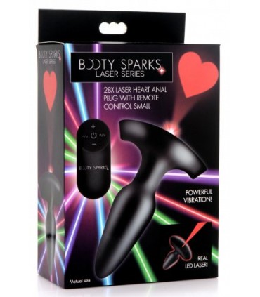 PLUG ANALE IN SILICONE CON CONTROLLO DEL CUORE LASER