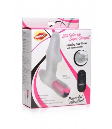 FUNDA PARA VAGINA LOVE TUNNEL C/ BALA RECARGABLE Y MANDO