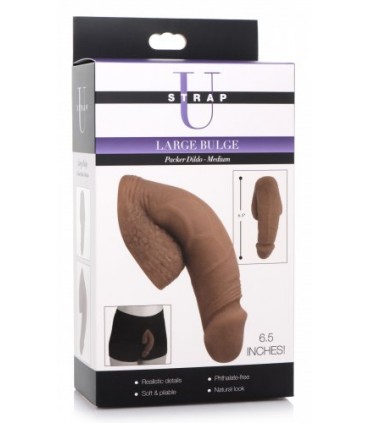 PENIS MIT SCHLAMMEN HODEN 12'7 CM BRAUN