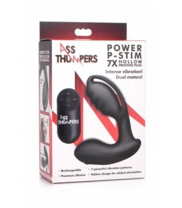 VIBRADOR PROSTÁTICO SILICONA P-STIM C/ MANDO