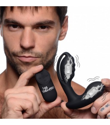 VIBRADOR PROSTÁTICO SILICONA P-STIM C/ MANDO