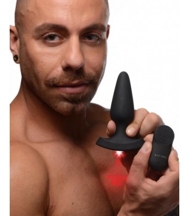 PLUG ANAL SILICONA FUCK ME CON LUZ LED M