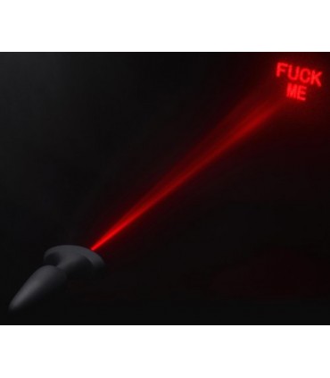 PLUG ANAL EN SILICONE AVEC CONTRÔLE LASER FUCK ME S