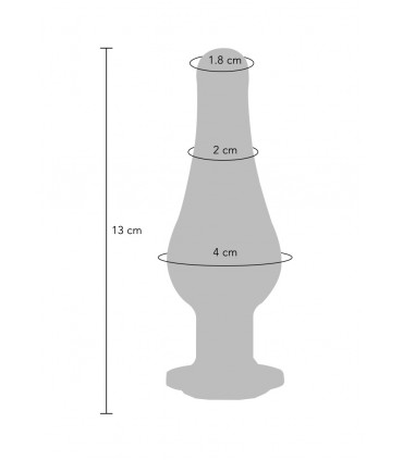 PLUG ALUMINIO DIAMOND BUM BIJOU L