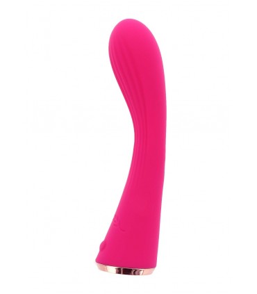 VIBRADOR SILICONA RECARGABLE ROSE