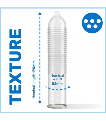 CONDOM THROUGH PASSION POINTS 12 UNITS