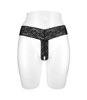 TANGA NEGRO ABIERTO ANITA TALLA ÚNICA