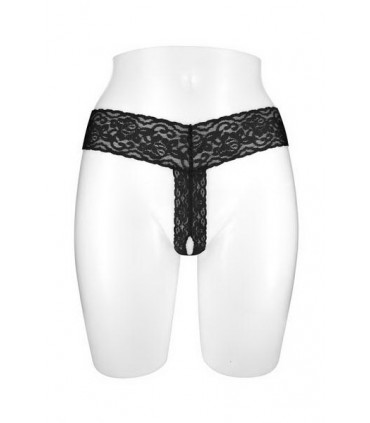 TANGA NEGRO ABIERTO ANITA TALLA ÚNICA