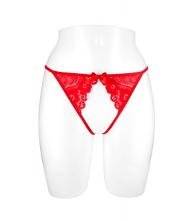 TANGA ROJO ABIERTO SANDRA TALLA ÚNICA