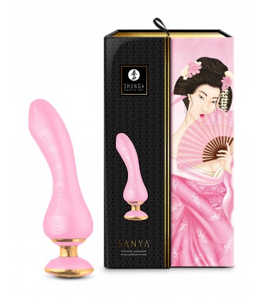 SHUNGA VIBRADOR MASAJEADOR SANYA USB ROSA
