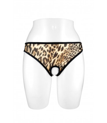 CULOTTE LEOPARDO ABIERTO OPHELIA TALLA ÚNICA