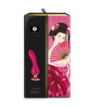 SHUNGA VIBRADOR MASAJEADOR SANYA USB FRAMBUESA