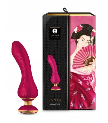 SHUNGA VIBRADOR MASAJEADOR SANYA USB FRAMBUESA