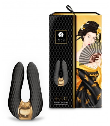 SHUNGA AIKO USB VIBRATOR MASSAGER BLACK