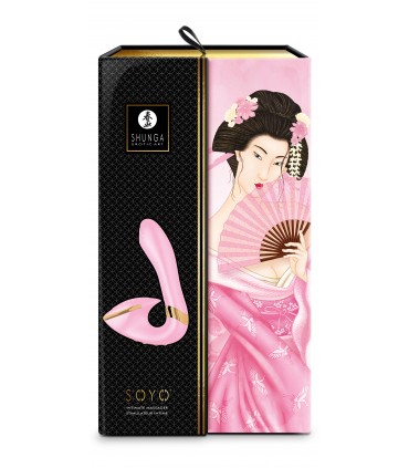 MASSAGGIATORE VIBRATORE USB ROSA SHUNGA SOYO