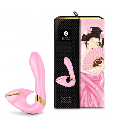 MASSAGGIATORE VIBRATORE USB ROSA SHUNGA SOYO