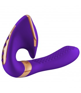 SHUNGA VIBRADOR MASAJEADOR SOYO USB LILA
