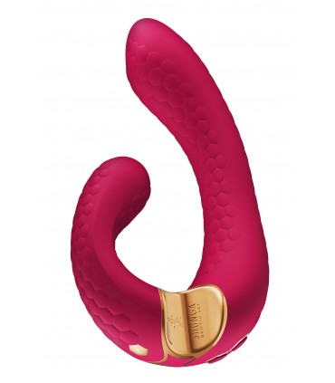MASSEUR VIBRATEUR USB SHUNGA MIYO À LA FRAMBOISE