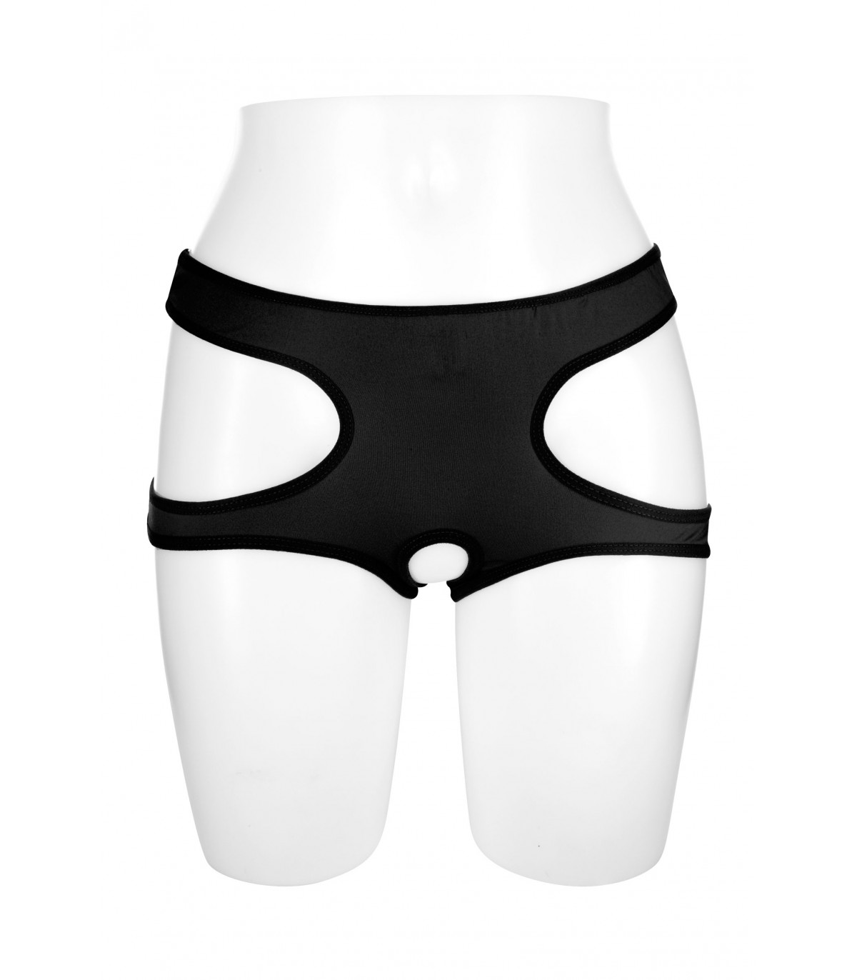 SUSPENSORIO NEGRO ABIERTO LOLA TALLA ÚNICA