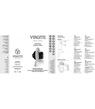 ARNÉS HUECO C/ VIBRACIÓN H3 TALLA S BLACK