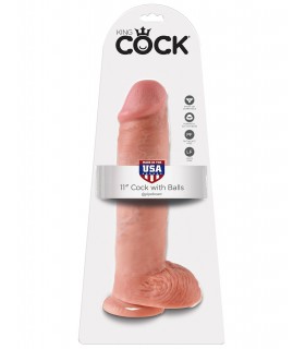 KING COCK PENE REALÍSTICO 11" (28 CM)