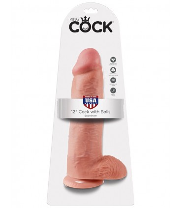 12" COCK WITH BALLS LIGHT