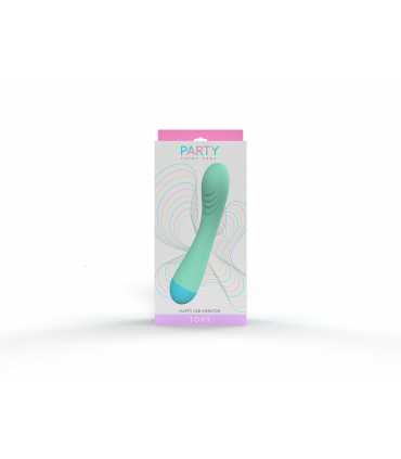 VIBRADOR TOKY RECARGABLE AQUA