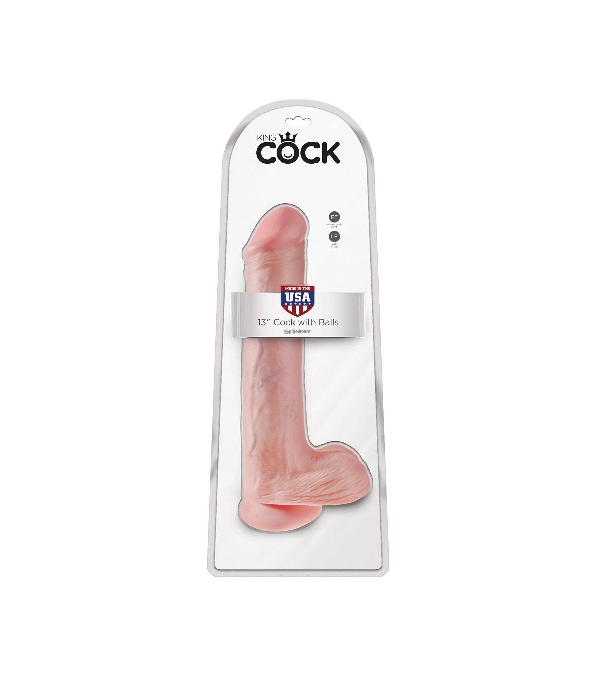 KING COCK PENE REALÍSTICO 13" (33 CM)