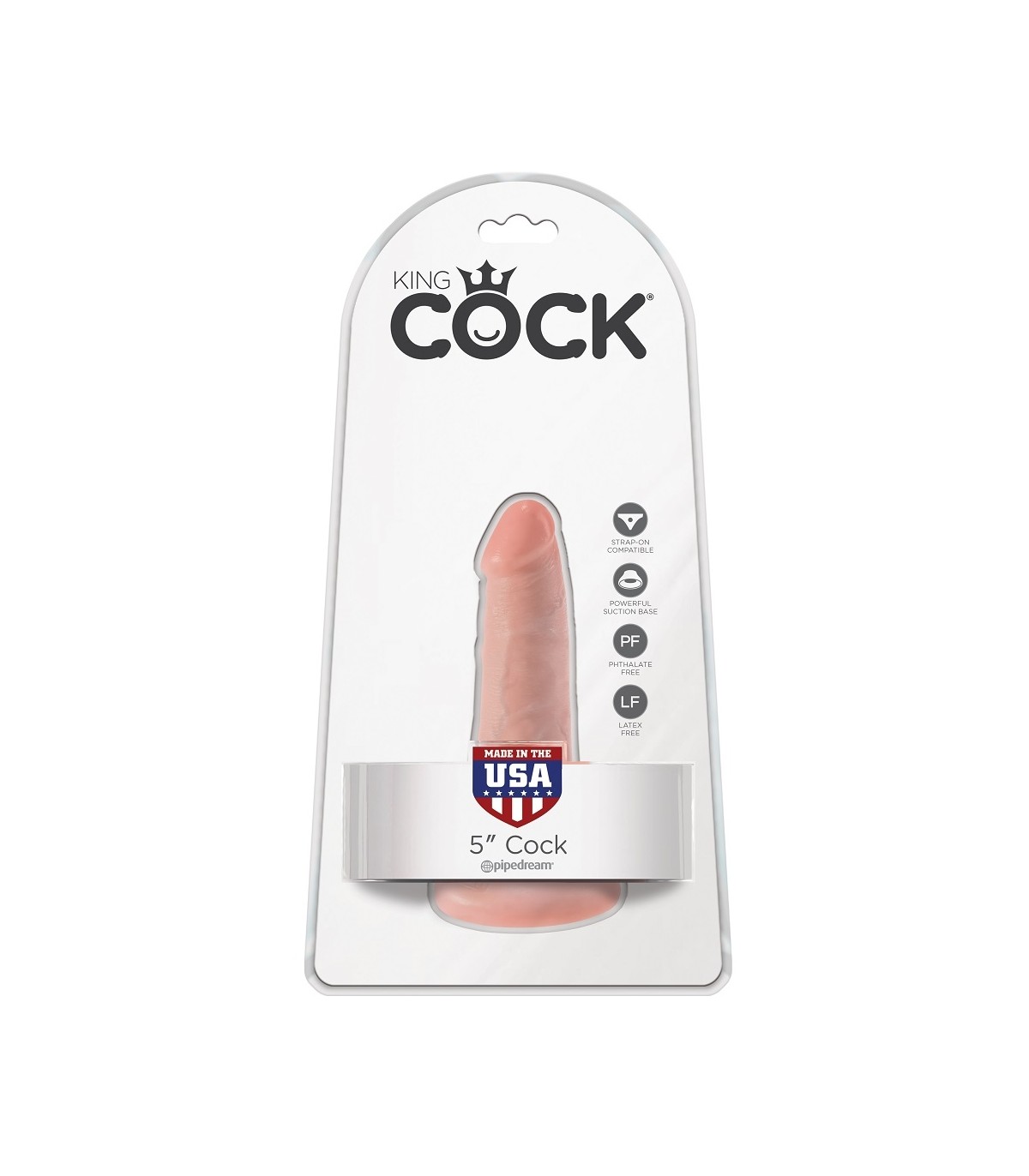 KING COCK PENE REALÍSTICO 5" (14 CM)