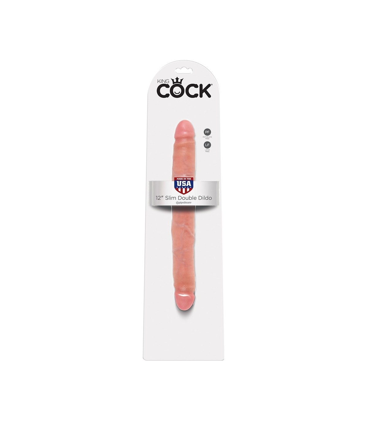 KING COCK DOBLE PENE REALÍSTICO 30 CM