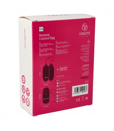 OEUF VIBRANT RECHARGEABLE G3 BLEU