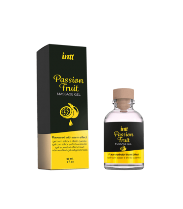 GEL DE MASSAGE EFFET CHALEUR INTT FRUITS DE LA PASSION 30 ML