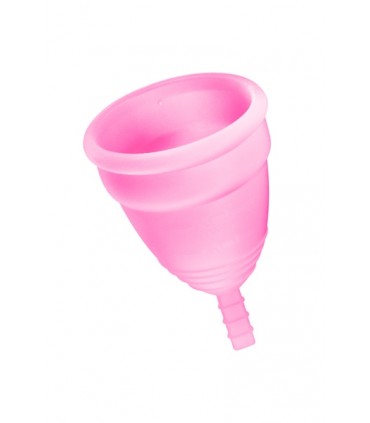 COPA MENSTRUAL SILICONA ROSA TALLA S