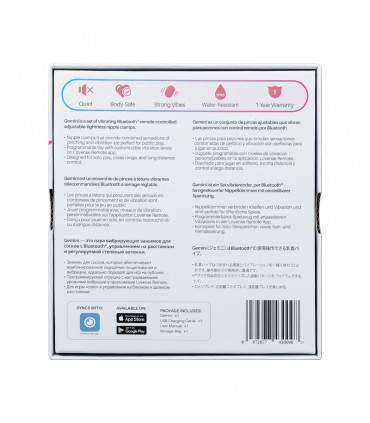 PACK 10 UDS LOVENSE GEMINI PINZAS VIBRADORAS