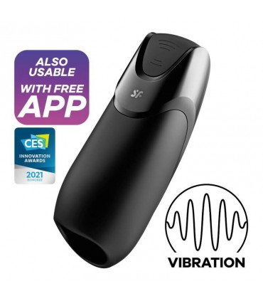 SATISFYER MEN VIBRATION+ APP NOIR