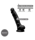 SILEXD SILIKONDILDO MODELL 1 7" SCHWARZ
