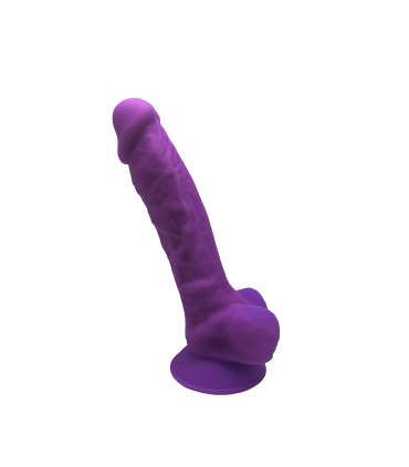DILDO IN SILICONE SILEXD MODELLO 1 7" VIOLA