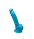 SILEXD SILICONE DILDO MODÈLE 1 7" BLEU