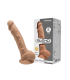 SILEXD SILIKONDILDO MODELL 1 9" KARAMELL