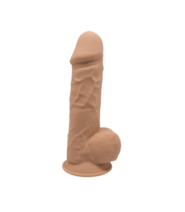 SILEXD SILICONE DILDO MODEL 4 8'5" CARAMEL