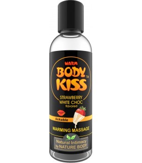BODY KISS FRESA CON CHOCOLATE BLANCO 100ML