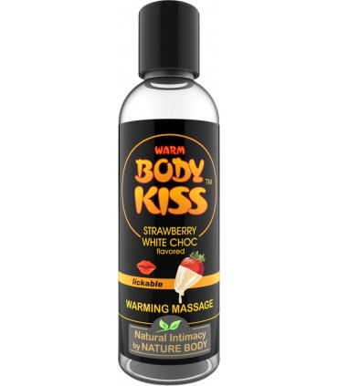BODY KISS FRESA CON CHOCOLATE BLANCO 100ML