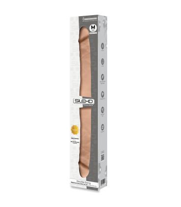 SILEXD DILDO SILICONE DOPPIO DONG MODELLO 1 16'5" M CARNE