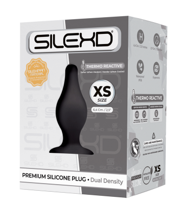 SILEXD SILICONE PLUG MODEL 2 2'5" XS BLACK